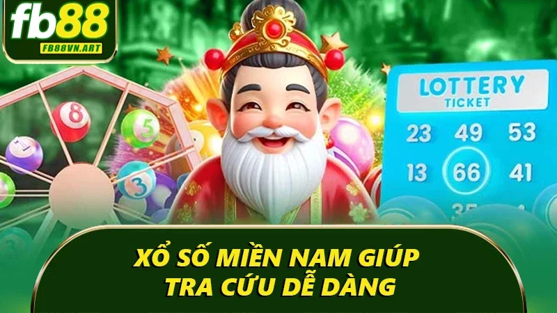 Xổ số miền Nam giúp tra cứu dễ dàng